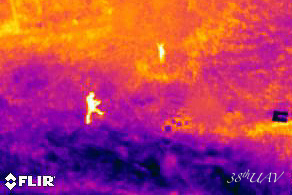 rilevare temperatura delle persone con il drone